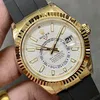 Super Clone Rolex Sky-Dweller White Dial 326238 — case and bezel