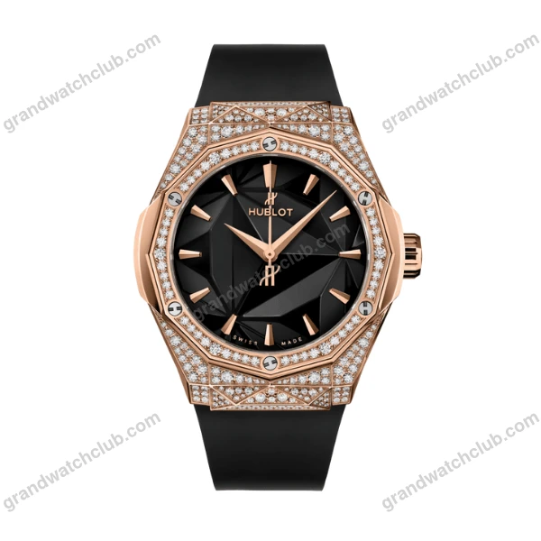 Super Clone Hublot Classic Fusion Orlinski King Gold 550.OS.1800.RX.1604.ORL19 Zicron Pave 40mm