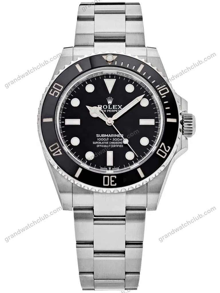 Super Clone Rolex Submariner Black Dial 124060 No-Date