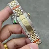 Super Clone Rolex Datejust Silver Roman Diamond Dial 126233-0031 36 mm β movement / caseback view