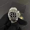 Super Clone Rolex Daytona “Reverse Panda” Black Dial 116500LN — dial close-up