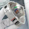 Super Clone Rolex Datejust Bright Blue Diamond Dial 126334-0015 41 mm — side profile