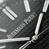 Super Clone Audemars Piguet Royal Oak 41mm Steel Bracelet Steel — on leather display