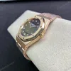 Super Clone Audemars Piguet Royal Oak “Jumbo” Extra-Thin 15207OR.OO.1240OR.01 39mm Black Dial Rose Gold – — case and bezel