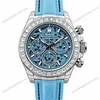 Super Clone Rolex Cosmograph Daytona Artisans de Genève Blue Skeleton Diamond Bezel 116520 – Swiss SuperClone