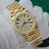Super Clone Rolex Day-Date Diamond-Paved Dial 128348rbr-0030 36 mm — bracelet detail