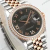 Super Clone Rolex Datejust Slate Diamond Dial 126281RBR-0011 36 mm — bracelet detail