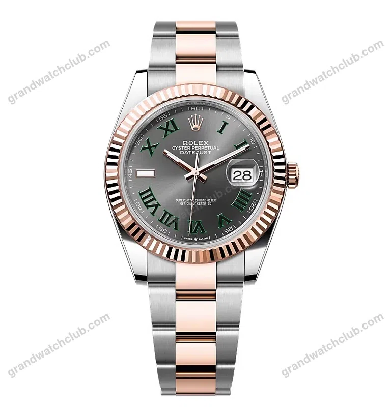 Super Clone Rolex Datejust Slate Roman Dial 126331-0015 41 mm