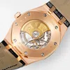 Super Clone Audemars Piguet Royal Oak Selfwinding 15400OR 41mm Rose Gold Steel — view 9