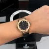 Super Clone Hublot Classic Fusion Rose Gold Titanium 38mm Black Dial Unisex Size — bracelet detail