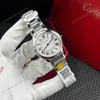 Super Clone Cartier Steel — dial close-up