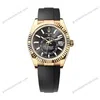 Super Clone Rolex Sky-Dweller Bright black Dial 336238