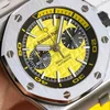 Super Clone Audemars Piguet Royal Oak Offshore Diver Chronograph in Yellow 26703ST 42mm — bracelet detail