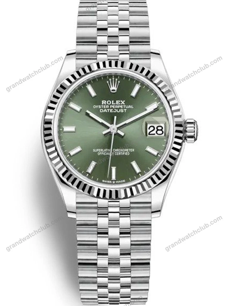 Super Clone Rolex Datejust Mint Green Dial 278274 31 mm