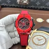 Super Clone Hublot Big Bang Unico Red Magic Flyback Chronograph 42mm – — dial close-up