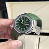 Super Clone Patek Philippe Aquanaut 40mm Rubber Strap Steel — dial close-up