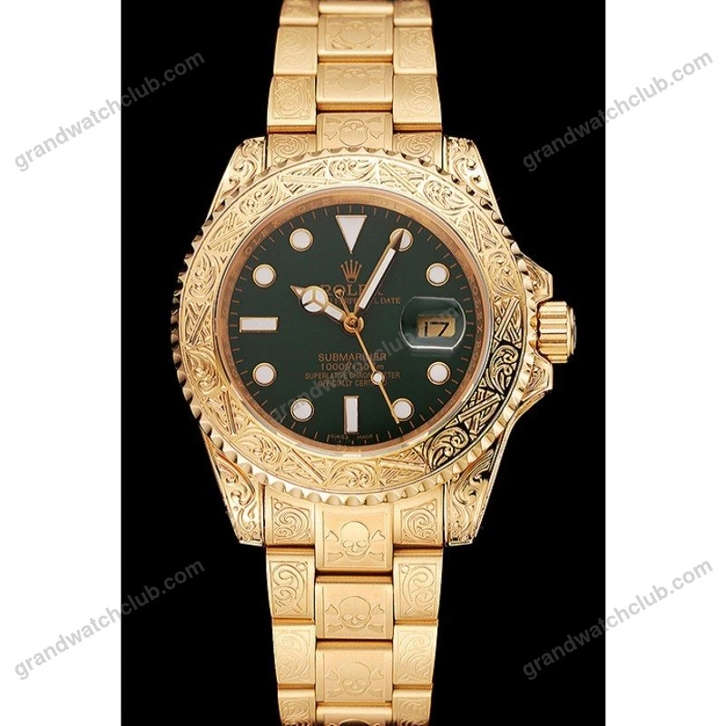 Super Clone Rolex Submariner Black Dial 1454088 — dial close-up