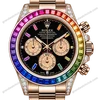 Super Clone Rolex Cosmograph Daytona Rainbow Everose Gold Black Dial 116595RBOW – Swiss SuperClone