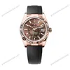 Super Clone Rolex Sky-Dweller Chocolate Dial 336235