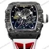 Super Clone Richard Mille RM 35-01 Rafael Nadal Carbon Fiber Velcro Strap — side profile