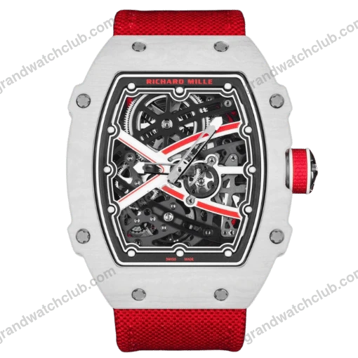 Super Clone Richard Mille RM 67-02 Richard Mille Italy White Carbon TPT Italy