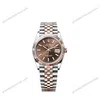 Super Clone Rolex Datejust Chocolate Dial 126231 Jubilee 36 mm