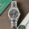 Super Clone Rolex Datejust Slate Dial 126334-0013 41 mm — dial close-up