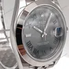 Super Clone Rolex Datejust Rhodium Dial 126300 “Wimbledon” Jubilee 41 mm — clasp and links