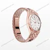 Super Clone Rolex Land-Dweller 36 mm Everose gold (2025) — movement / caseback view