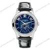 Super Clone Patek Philippe Complications 5205G-013 40mm Blue Dial Steel