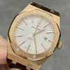 Super Clone Audemars Piguet Royal Oak 15450OR 37mm White Dial Rose Gold — dial close-up
