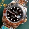 Super Clone Rolex GMT-Master II Black Dial 126711CHNR Root Beer — case and bezel