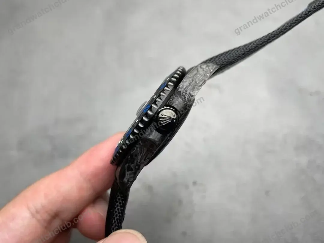 Super Clone Rolex GMT-Master II DIW Carbon Blue Accent 126710 β Swiss SuperClone - photo 4