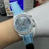 Super Clone Rolex Cosmograph Daytona Artisans de Genève Blue Skeleton Diamond Bezel 116520 – Swiss SuperClone - photo 4