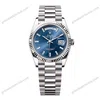 Super Clone Rolex Day-Date Bright Blue Diamond Dial 128239-0069 36 mm