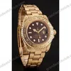Super Clone Rolex Submariner Brown Dial 1454070 — case and bezel