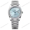 Super Clone Rolex Day-Date Ice Blue Diamond Dial 228396tbr-0002 40 mm