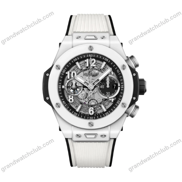 Super Clone Hublot Big Bang Unico White Ceramic 421.HX.1170.RX 44mm