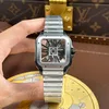 Super Clone Cartier Santos de Cartier Large WHSA0027 – — dial close-up