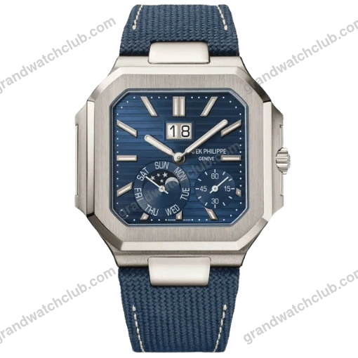 Super Clone Patek Philippe Cubitus 5822P-001 Platinum Instantaneous Grand Date Day Moon Phases