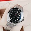 Super Clone Omega Seamaster Diver 300M Co‑Axial Master Chronometer 210.30.42.20.01.001 42mm Black Dial — dial close-up
