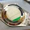 Super Clone Rolex Sky-Dweller Green Dial 336938 (Jubilee) — on leather display