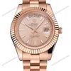 Super Clone Rolex Day-Date Rose-Gold Dial REP016823 40 mm