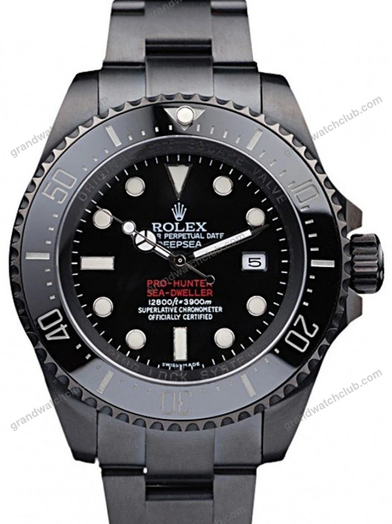 Super Clone Rolex Deepsea Black Dial REP016819