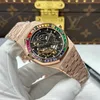 Super Clone Audemars Piguet Royal Oak Frosted Gold Double Balance Wheel Openworked 15412OR.YG.1224OR.01-B 41mm — case and bezel