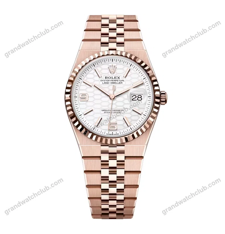 Super Clone Rolex Land-Dweller 36 mm Everose gold (2025)