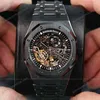 Super Clone Audemars Piguet Royal Oak 15407CE.OO 41mm Skeleton Dial Ceramic V3 Base — side profile