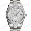 Super Clone Rolex Day-Date Diamond Dial 621612 37 mm