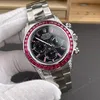 Super Clone Rolex Cosmograph Daytona Ruby Sapphire Bezel Black Dial 116520 – Swiss SuperClone - photo 9