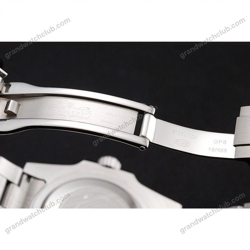 Super Clone Rolex Submariner Black Dial 1454093 — on leather display